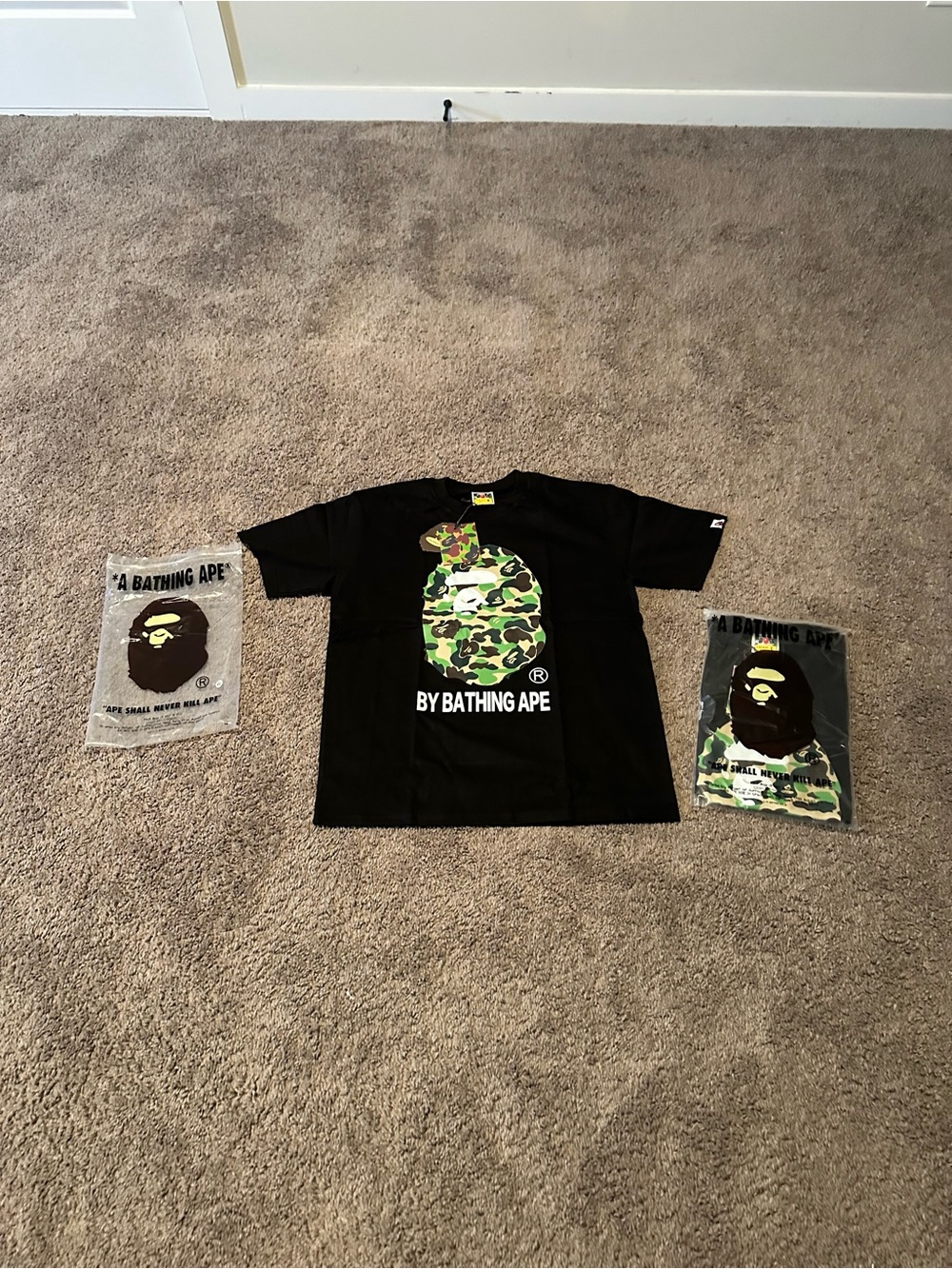 Black Camo Ape Head Kids T-Shirt